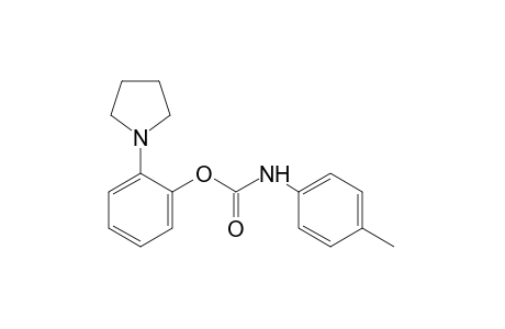 o-(1-pyrrolidinyl)phenol, p-methylcarbanilate (ester)