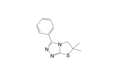 6,6-dimethyl-3-phenyl-5,6-dihydro[1,3]thiazolo[2,3-c][1,2,4]triazole