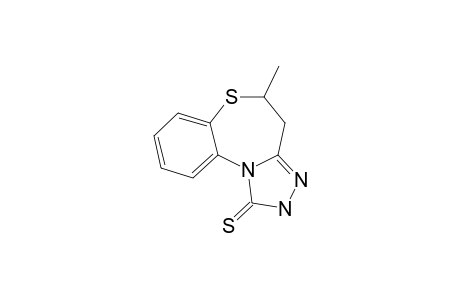 2,4,5-TRIHYDRO-5-METHYL-1H-S-TRIAZOLO-[3,4-D]-[1,5]-BENZOTHIAZEPIN-1-THIONE;MAJOR-ISOMER