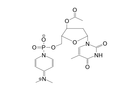 3'-O-ACETYLTHYMIDINE-5'-(PARA-DIMETHYLAMINOPYRIDYL)PHOSPHATE, BETAINE