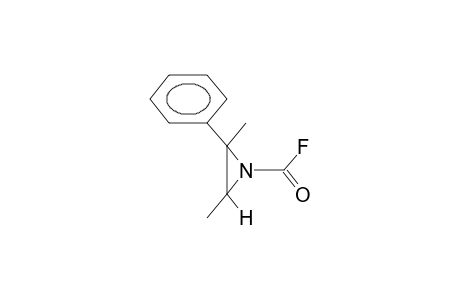 2,3-DIMETHYL-2-PHENYL-1-FLUOROFORMYLAZIRIDINE