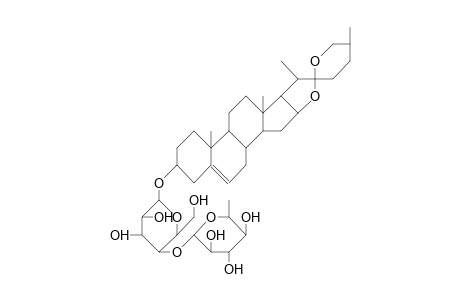 3-O-(Rhamnosyl-(1-4)-glucosyl)-diosgenin