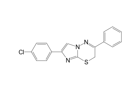 7-(p-chlorophenyl)-3-phenyl-2H-imidazo[2,1-b][1,3,4]thiadiazine