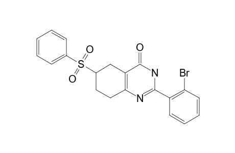 2-(ORTHO-BROMOPHENYL)-6-(PHENYLSULFONYL)-5,6,7,8-TETRAHYDRO-3H-QUINAZOLIN-4-ONE