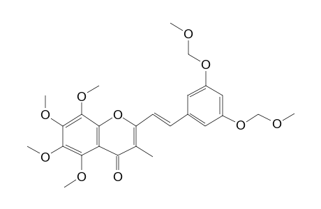 Chromone, 2-[2-(3,5-bis(methoxymethoxy)phenyl)ethenyl]-5,6,7,8-tetramethoxy-