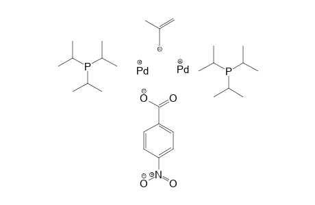 Mu-(2-methylally)-Mu-(4-nitrobenzoato)-bis(triisopropylphosphan)dipalladium(I)