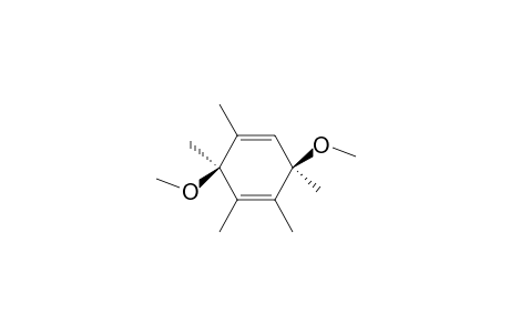 cis-3,6-Dimethoxy-1,2,3,4,6-pentamethylcyclohexa-1,4-diene