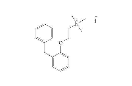 [2-(o-benzylphenoxy)ethyl]trimethylammonium iodide