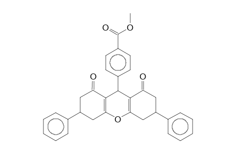 Methyl 4-(1,2,3,4,5,6,7,8-octahydro-3,6-diphenyl-1,8-dioxoxanthen-9-yl)benzoate