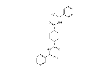 N,N'-bis(alpha-methylbenzyl)-1,4-piperazinedicarboxamide