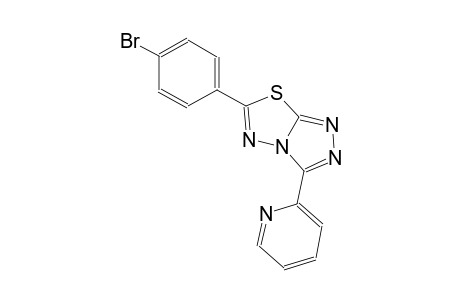 6-(4-bromophenyl)-3-(2-pyridinyl)[1,2,4]triazolo[3,4-b][1,3,4]thiadiazole