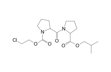 D-Prolyl-D-proline, N-(2-chloroethoxycarbonyl)-, isobutyl ester