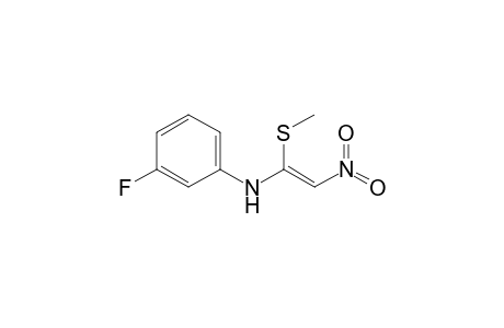 1-(3-Fluorophenyl)amino-1-methylthio-2-nitroethene