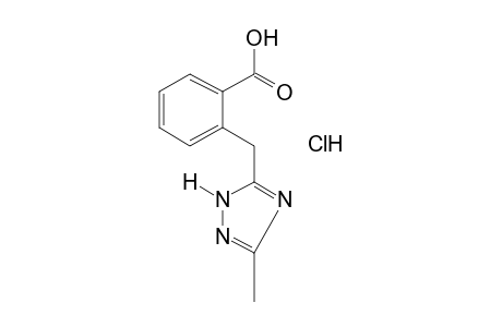 alpha-(3-methyl-1H-1,2,4-triazol-5-yl)-o-toluic acid, monohydrochloride