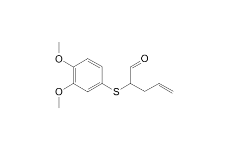 2-(3,4-dimethoxyphenyl)sulfanylpent-4-enal