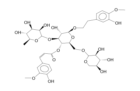 3-RHAMNOSYL-4-(3'-HYDROXY-4'-METHOXY-PHENYL-ETHEN-KETO)-6-XYLYL-GLUCOSE-3-HYDROXY-4-METHOXY-PHENYL)-ETHANOID