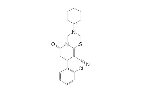 2H,6H-pyrido[2,1-b][1,3,5]thiadiazine-9-carbonitrile, 8-(2-chlorophenyl)-3-cyclohexyl-3,4,7,8-tetrahydro-6-oxo-