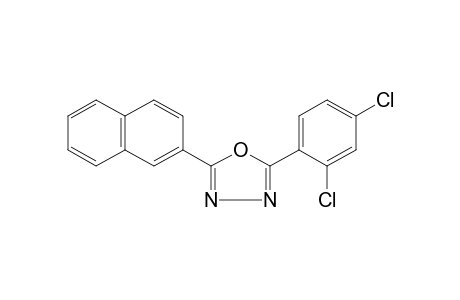 2-(2,4-dichlorophenyl)-5-(2-naphthyl)-1,3,4-oxadiazole