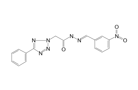 (5-Phenyl-tetrazol-2-yl)-acetic acid (3-nitro-benzylidene)-hydrazide