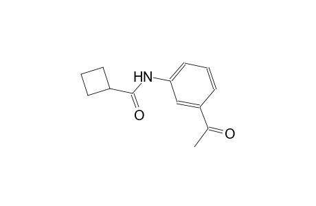 N-(3-acetylphenyl)cyclobutanecarboxamide