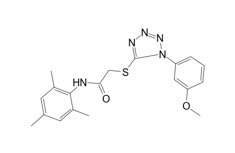 N-mesityl-2-{[1-(3-methoxyphenyl)-1H-tetraazol-5-yl]sulfanyl}acetamide