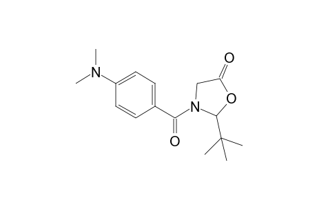 2-tert-Butyl-3-[4-(dimethylamino)benzoyl]-1,3-oxazolidin-5-one