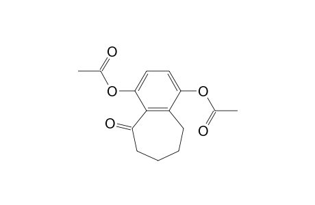 4-(acetyloxy)-5-oxo-6,7,8,9-tetrahydro-5H-benzo[a]cyclohepten-1-yl acetate