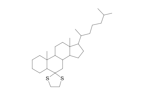 5.alpha.-Cholestan-6-one, cyclic ethylene mercaptole