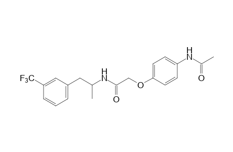 alpha-{[alpha-METHYL-m-(TRIFLUOROMETHYL)PHENETHYL]CARBAMOYL}-p-ACETANISIDIDE