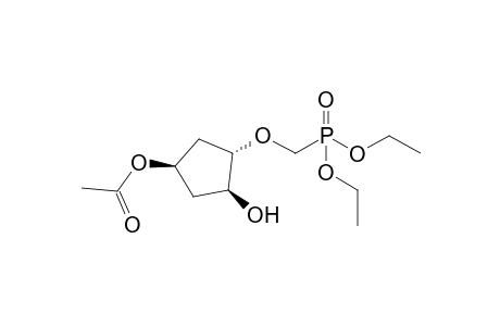 (+)-(1-ALPHA,3-ALPHA,5-BETA)-3-ACETOXY-5-(DIETHYLPHOSPHONOMETHOXY)-CYCLOPENTANOL