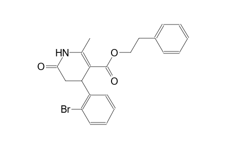 2-phenylethyl 4-(2-bromophenyl)-2-methyl-6-oxo-1,4,5,6-tetrahydro-3-pyridinecarboxylate