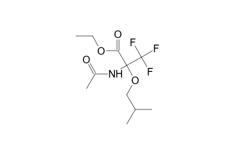 Ethyl 2-acetamido-3,3,3-trifluoro-2-isobutoxypropionate