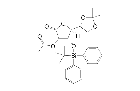 3-O-[(1',1'-Dimethylethyl)diphenylsilyl]-5,6-O-(1"-methylethylidene)-D-talonic acid - .gamma.-lactone-2-acetate