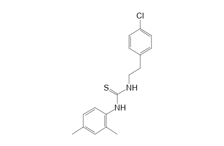 1-(p-chlorophenethyl)-2-thio-3-(2,4-xylyl)urea