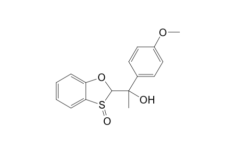 (2R)-2-[(1S)-1'-(p-Methoxyphenyl)-1'-hydroxyethyl]-1,3-benzoxathiol-3(2H)-oxide