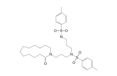 Benzenesulfonamide, 4-methyl-N-[3-[[(4-methylphenyl)sulfonyl]amino]propyl]-N-[3-(2-oxoazacyclotridec-1-yl)propyl]-