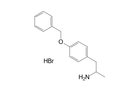 p-(benzyloxy)-alpha-methylphenethylamine, hydrobromide