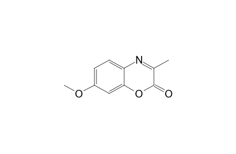 2H-1,4-benzoxazin-2-one, 7-methoxy-3-methyl-