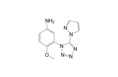 benzenamine, 4-methoxy-3-[5-(1H-pyrazol-1-yl)-1H-tetrazol-1-yl]-