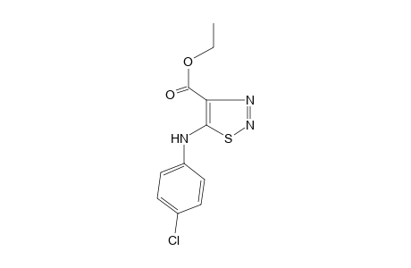 5-(p-chloroanilino)-1,2,3-thiadiazole-4-carboxylic acid, ethyl ester