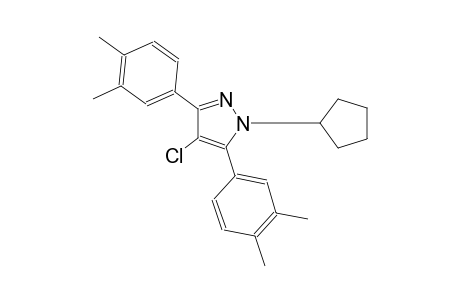 4-chloro-1-cyclopentyl-3,5-bis(3,4-dimethylphenyl)-1H-pyrazole