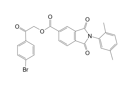 1H-isoindole-5-carboxylic acid, 2-(2,5-dimethylphenyl)-2,3-dihydro-1,3-dioxo-, 2-(4-bromophenyl)-2-oxoethyl ester