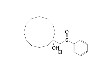 1-[benzenesulfinyl(chloro)methyl]-1-cyclododecanol