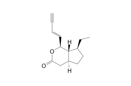 (1S,4aS,7S,7aR)-1-[(E)-but-1-en-3-ynyl]-7-ethyl-4,4a,5,6,7,7a-hexahydro-1H-cyclopenta[c]pyran-3-one
