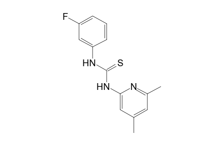 1-(4,6-Dimethyl-2-pyridyl)-3-(m-fluorophenyl)-2-thiourea