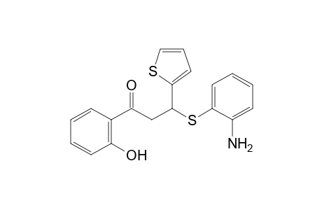 3-[(o-aminophenyl)thio]-2'-hydroxy-3-(2-thienyl)propiophenone