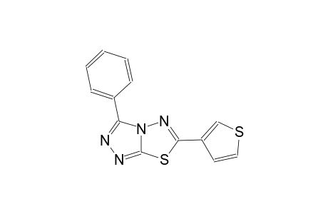 [1,2,4]triazolo[3,4-b][1,3,4]thiadiazole, 3-phenyl-6-(3-thienyl)-