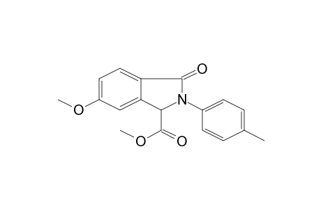 6-Methoxy-3-oxo-2-p-tolyl-2,3-dihydro-1H-isoindole-1-carboxylic acid, methyl ester