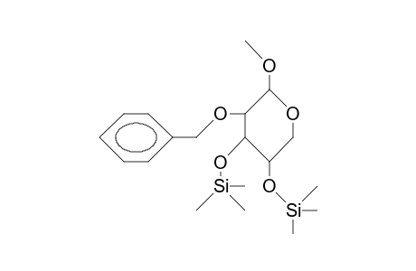 Methyl-2-O-benzyl-3,4-bis-O-trimethylsilyl.beta.-D-xylopyranosid