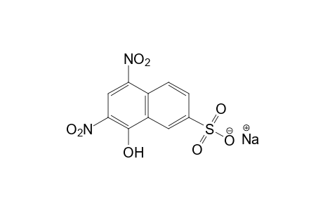 8-Hydroxy-5,7-dinitro-2-naphthalenesulfonic acid, monosodium salt